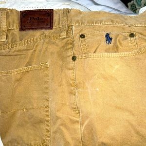 Polo by Ralph Lauren coloured jeans, 42x30" tan, straight leg